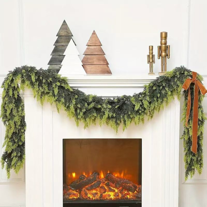 rtificial Norfolk Pine Christmas Garland, Door & Fireplace Home Decor - Image 5