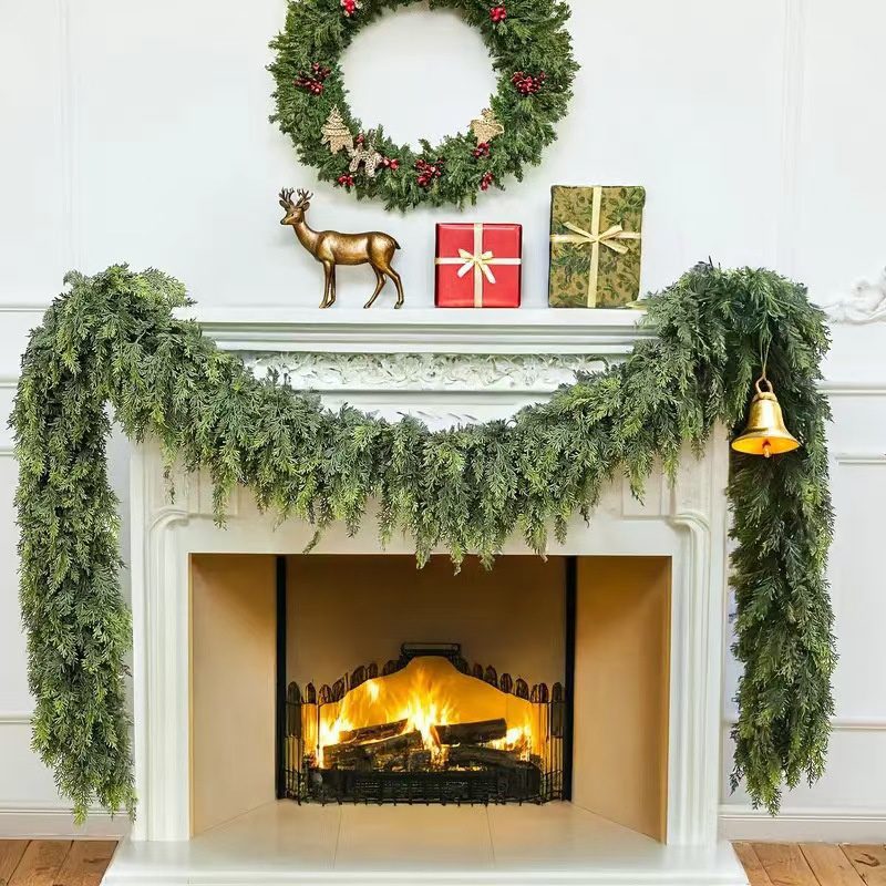 rtificial Norfolk Pine Christmas Garland, Door & Fireplace Home Decor - Image 4